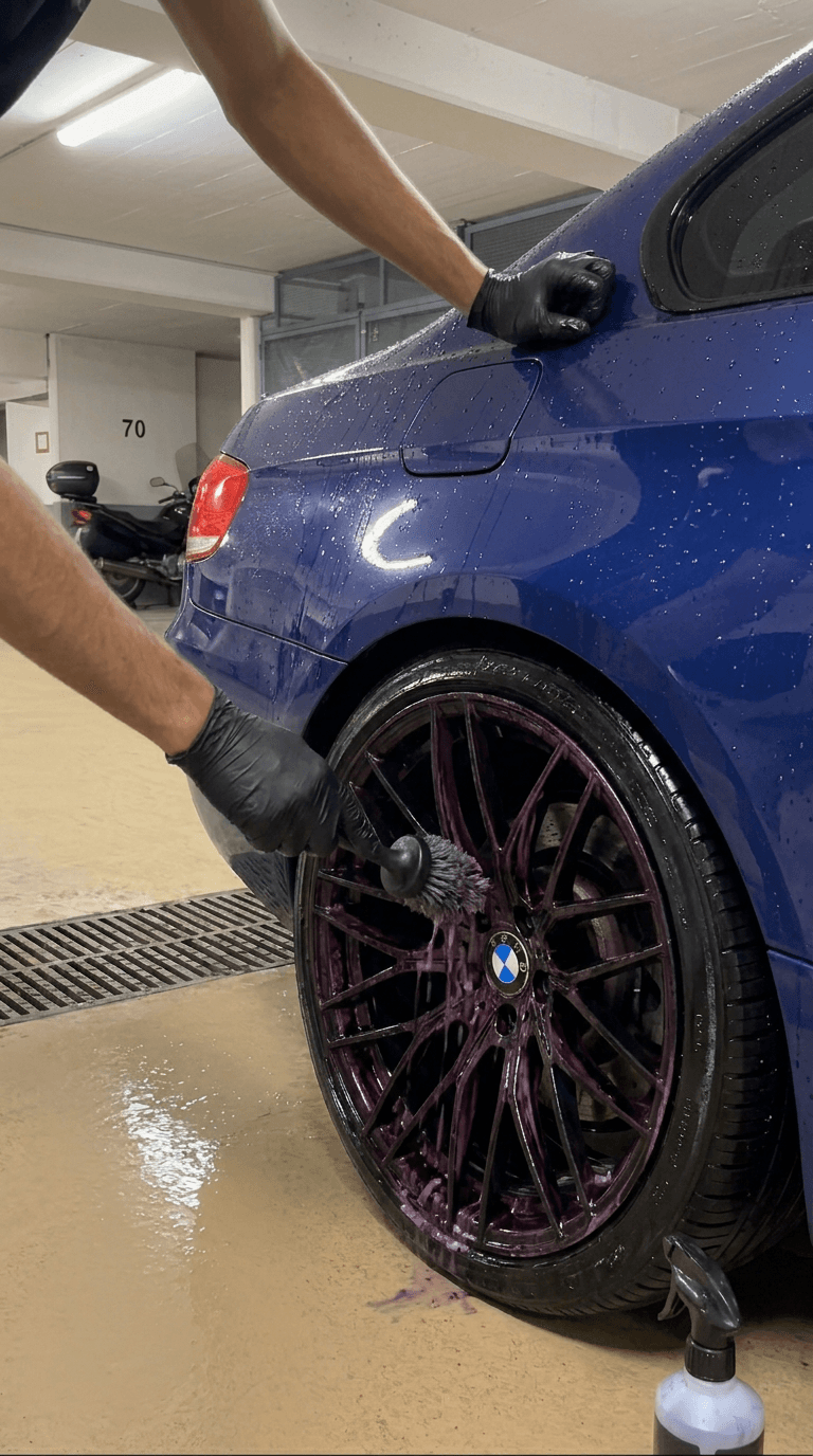 Lavage des jantes en profondeur