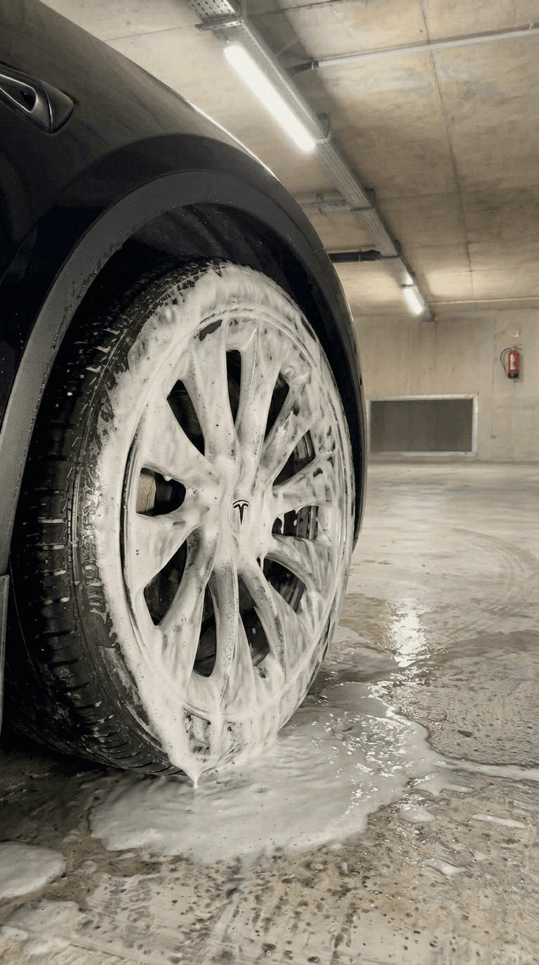 Lavage des jantes en profondeur